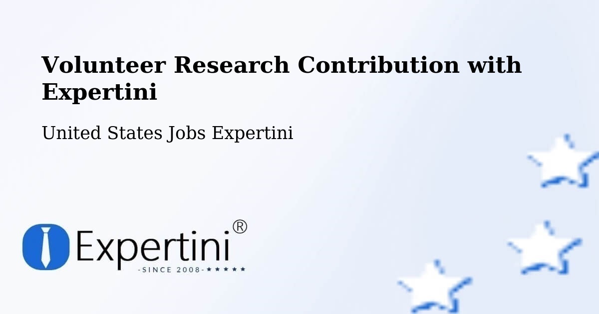 Volunteer Research Contribution Program – Convent - United States Jobs Expertini